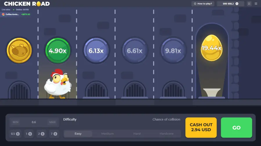 Chicken Road de InOut Games — versión oficial en Prime Casino